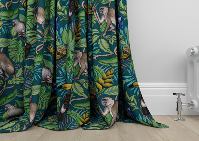 Rain Forest, Lagoon - Made to Measure Curtains - Image 6